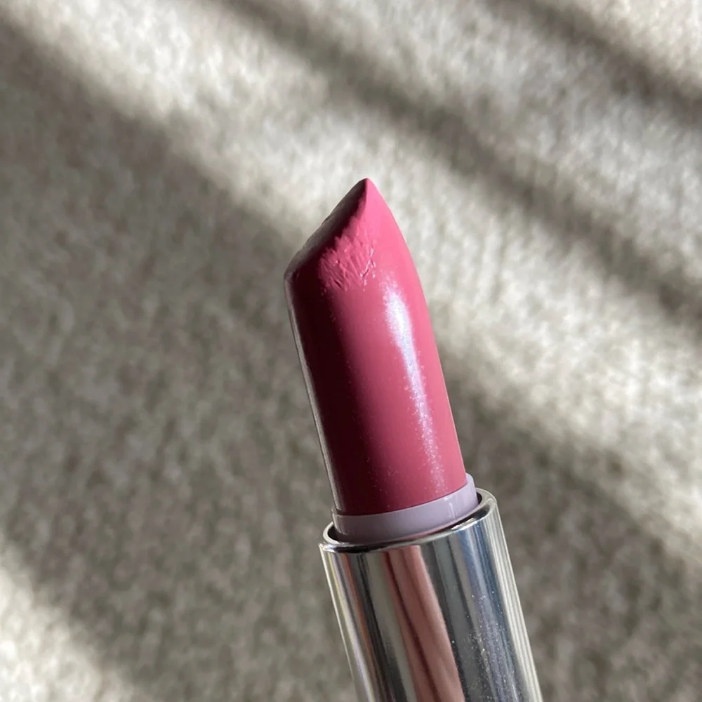 Clinique Lipstick 14 Plum Pop Full Size Like New Pink Red Neutral